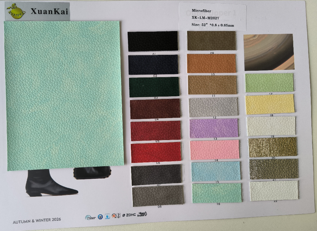 Microfiber Leather Scratch Resistant Non-toxic Vegan Leather for Car Upholstery Bag Sofa Furniture Leather