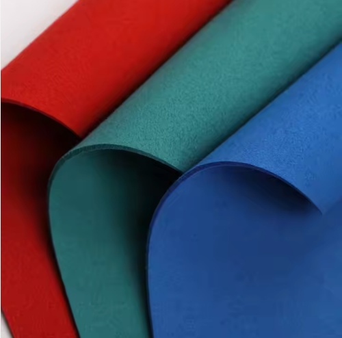 China Manufacturer Quality Artificial Leather Fabric 0.7 -1.2mm  recyclable Microfiber Synthetic Leather Fabric